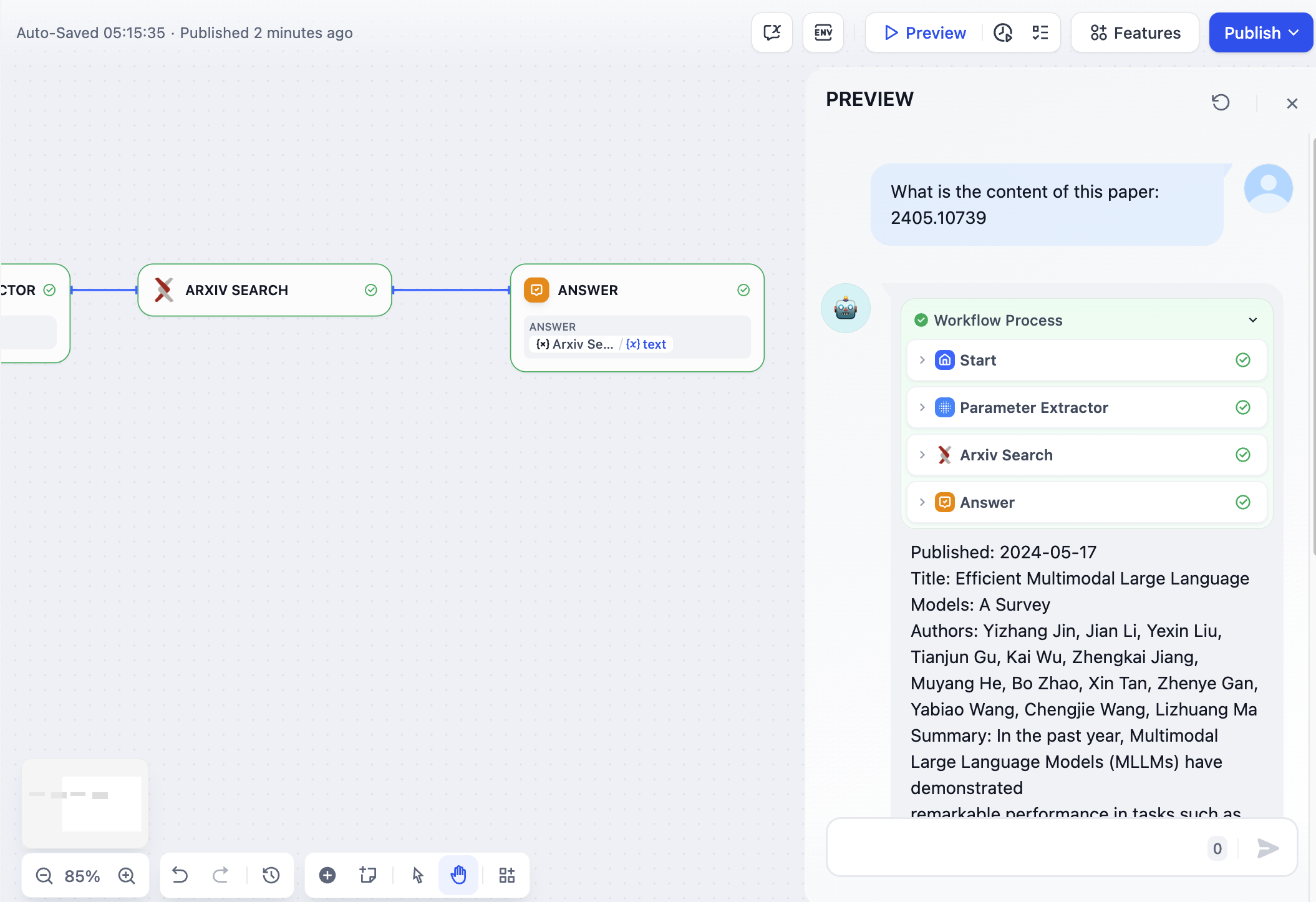 Arxiv Paper Retrieval Tool